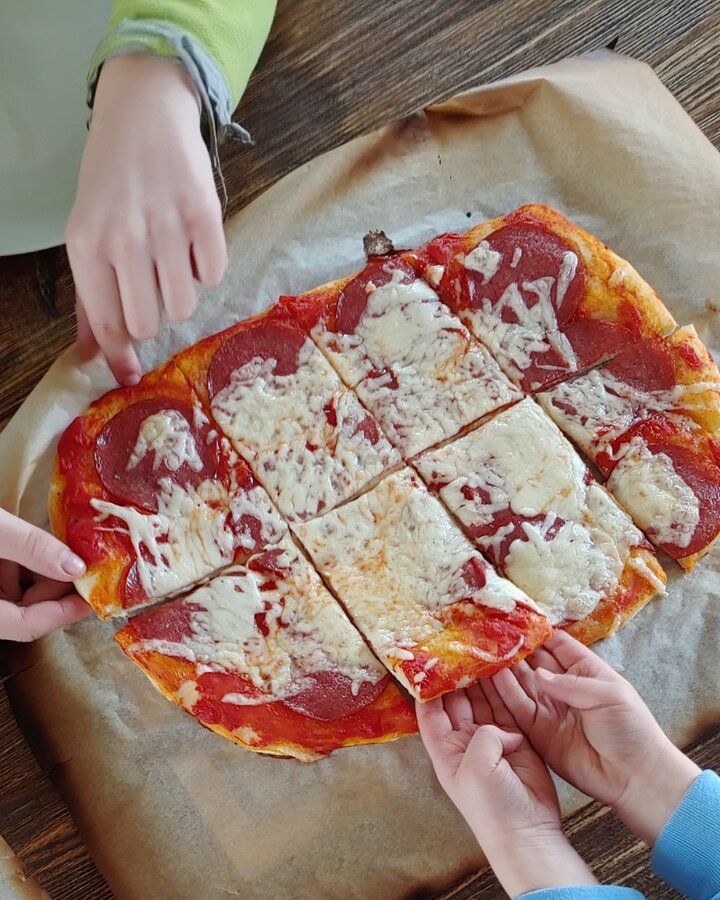 Pizza od @petrazahradnici