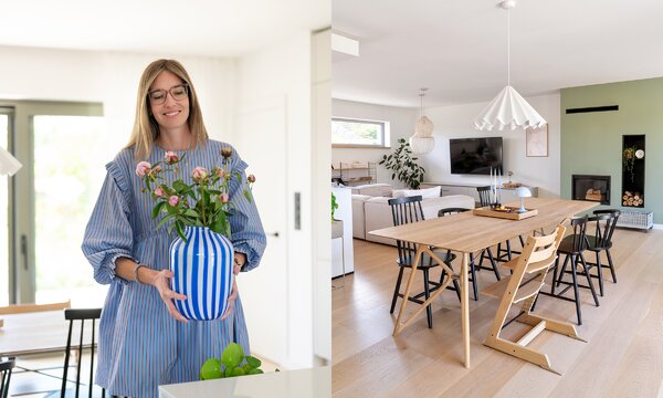 Eva ve svém designovém domě.