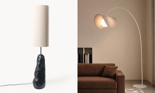 Stojací lampy jako  sochařský objekt