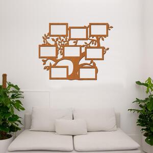 Dřevo života | Fotorámeček na zeď FAMILY II | Barva: Horský dub | Rozměry (cm): 66x50