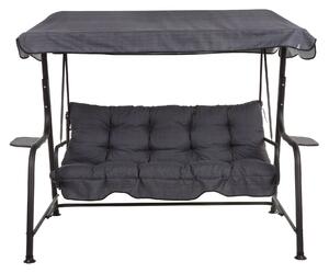 Zahradní houpačka Hawaii Black Edition s bočními stolky H024-07IB PATIO 461460