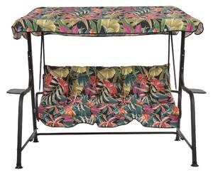 Zahradní houpačka Hawaii Black Edition s bočními stolky G052-23IB PATIO 461461