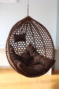 Závěsný koš TROPICAL Brown (bez kovové kostrukce bez podstavce) TROP-BR