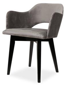 IBA Čalouněná židle Sydney (s područkami / bez područek) Potah: Látka, Varianta: Hranaté dřevěné nožky, Područky: S područkami