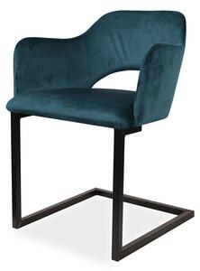 IBA Kovová jídelní židle M. Sydney (několik variant nohou) Potah: Látka, Varianta: M. Sydney 4 nohy, Područky: S područkami