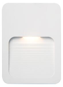 Zambelis E187 venkovní nástěnné LED svítidlo bílé, 1,5W, 3000K, 12cm