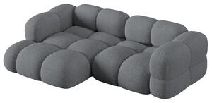 -25 % Dny MOMENTI– Cosmopolitan Design Šedá rohová pohovka Loretto 250 cm, levá