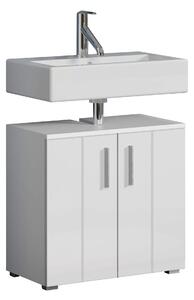 SKŘÍŇKA POD UMYVADLO, vysoce lesklá bílá, bílá, 60/58/34 cm MID.YOU - Koupelnové série, Online Only