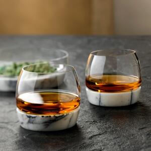 Nude designové sklenice na whisky Chill