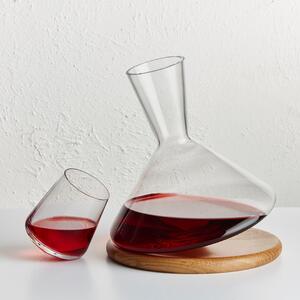 Nude designové karafy na víno s podložkou Balance