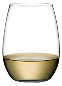 Nude designové sklenice na bílé víno Pure