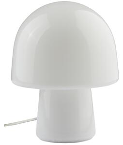 Jotex Opálově bílá skleněná stolní lampa THETYS