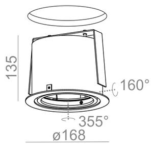 Aquaform designová vestavná svítidla Ring 111 230V