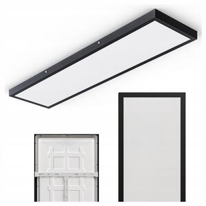 Stropní Svítidlo obdélníkový Smartled 120,01 x 30 cm černý