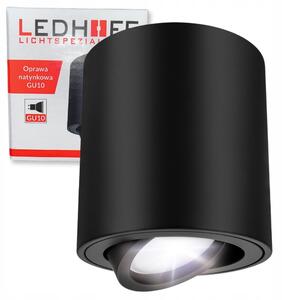 Stropní halogenové svítidlo LED GU10 Otočné Bodové Svítidlo Černé LEDHOFF