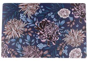 Květinové prostírání modré, 28x43 cm, Margo