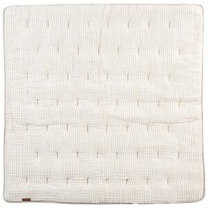 -25 % Dny MOMENTI– Bílo-béžová mušelínová hrací deka Quax Natural 100 x 100 cm