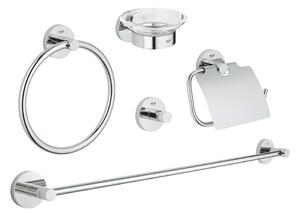 Grohe Essentials - Sada doplňků do koupelny 5 v 1, chrom 40344001