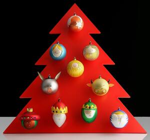 Alessi designové vánoční ozdoby Giuseppe
