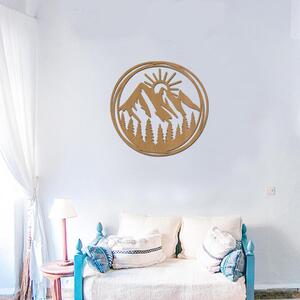 Dřevo života | Dřevěná dekorace na zeď VÝCHOD SLUNCE | Barva: Javor | Rozměry Ø: 60