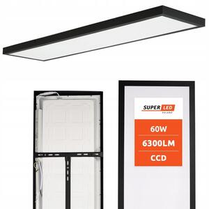 Stropní Svítidlo čtvercový SuperLED 120 x 3,8 cm černý