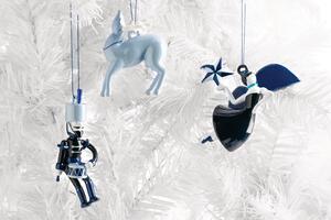 Alessi designové vánoční ozdoby Blue Christmas 9