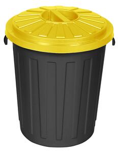 Plastový odpadkový koš, 23 l, Altom Barva: Žlutá