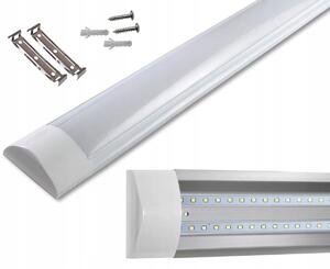 Stropní Svítidlo SuperLED bílé čtvercové 36 W 120 cm studená bílá