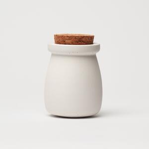 ODLITO.CZ Nefertiti – betonová dóza – bílá – 8 cm Množství: 1 ks