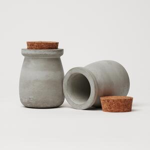 ODLITO.CZ Nefertiti – betonová dóza – nature – 8 cm Množství: 4 ks