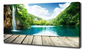 Foto obraz na plátně Vodopád v lese oc-55082996