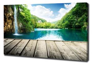 Foto obraz na plátně Vodopád v lese oc-55082996