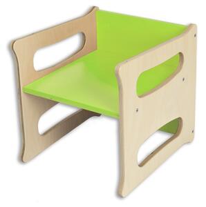 Hajdalánek Dětská židle TETRA 3v1 bříza (zelená) TETRANATURZELENA
