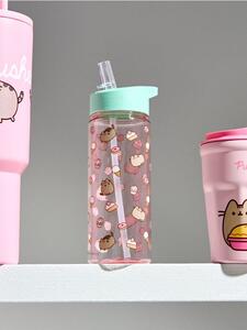 Sinsay - Láhev na pití s držadlem a brčkem Pusheen the Cat - vícebarevná