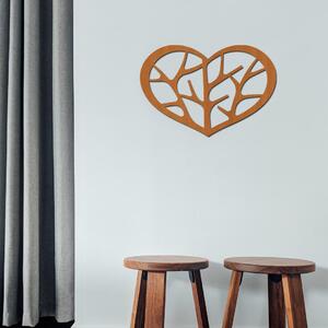 Dřevo života | Dřevěné srdce - STROM | Barva: Třešeň | Rozměry (cm): 60x40