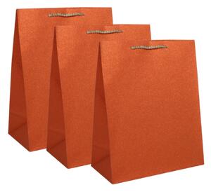3ks dárkových tašek S - oranžových 8641301