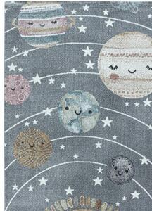 Dětský kusový koberec Funny 2105 grey - 160 x 230 cm