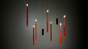 Ingo Maurer designová závěsná svítidla Flying Flames Downlight