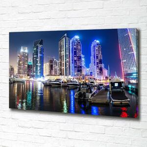 Foto obraz na plátně Noční Dubai oc-56151340