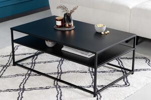 Černý kovový konferenční stolek Dura 100 cm