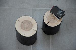 Jan Kurtz designové stoličky Block Hocker Round Small