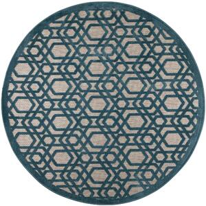 VENKOVNÍ KOBEREC, 160/160 cm modrá Flair Rugs - Online Only koberce & rohožky, Online Only