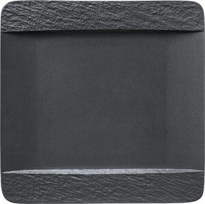 Villeroy & Boch 10-4239-2610 Jídelní talíř Manufacture Rock čtvercový 28 cm