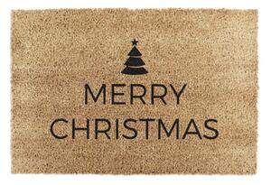 Rohožka s vánočním motivem z kokosového vlákna 40x60 cm Merry Christmas – Artsy Doormats