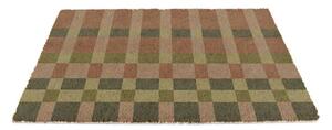 Rohožka z kokosového vlákna 40x60 cm Pink and Blue Check – Artsy Doormats
