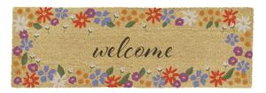 Rohožka z kokosového vlákna 40x120 cm Welcome Floral – Artsy Doormats