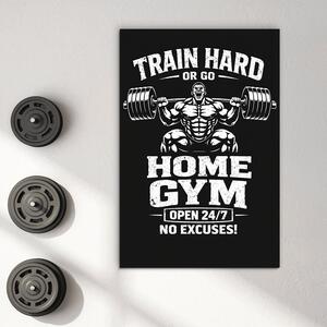 DUBLEZ | Motivační obraz do posilovny - Home Gym | UV tisk, Premium