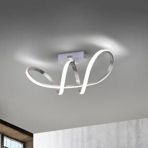 LED stropní svítidlo Maria, stmívatelné, hliník