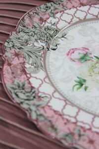 Romantic Rose porcelánový talíř dezertní 21cm