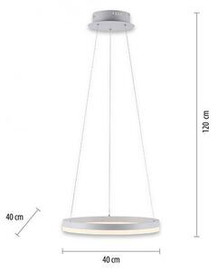 Paul Neuhaus Závěsné LED svítidlo TITUS, 31W, ø 40 cm, 3000K stmívatelné